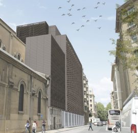 1º PREMIO. AMPLIACIÓN DEL EDIFICIO DE OFICINAS DEPARTAMENTO DE HACIENDA Y POLÍTICA FINANCIERA.
