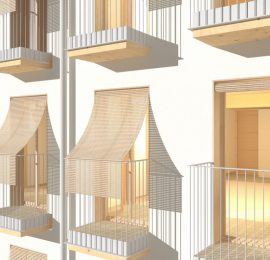 1º PREMIO CONCURSO PÚBLICO. NUEVO EDIFICIO DE VIVIENDAS EN C/DESCALZOS, CASCO ANTIGUO, PAMPLONA