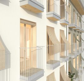 1º PREMIO. NUEVO EDIFICIO DE VIVIENDAS EN C/DESCALZOS, CASCO ANTIGUO, PAMPLONA. En construcción